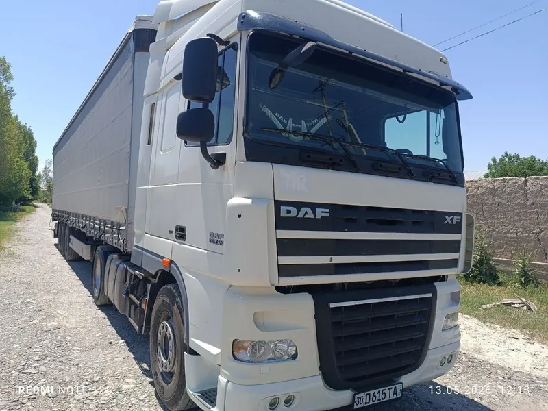 DAF XF 105.410 EURO 5 + WIELTON Прицеп Сотилади — фото 1