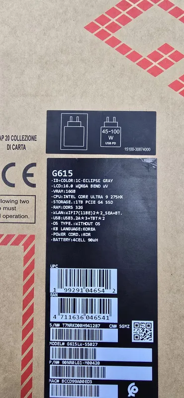 ASUS ROG Strix G16 (G615LW-S5027) — фото 2