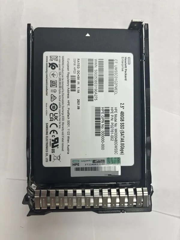 SSD для Сервера HPE 480GB SATA 6G RI SFF