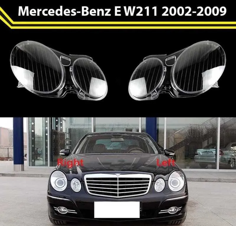 Mercedes Benz E Class W211 Стекло Фар — фото 3