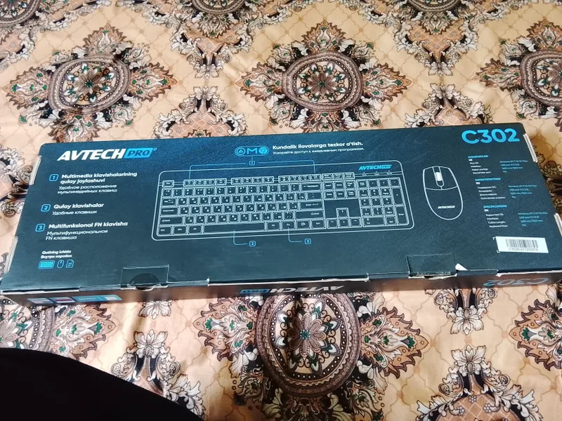 klaviatura Avtech pro sichqoncha bilan — фото 1