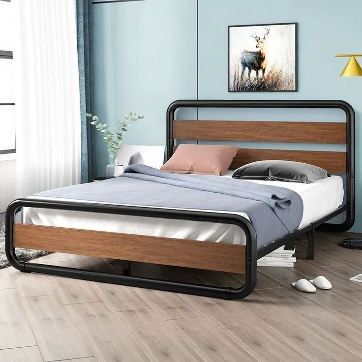 Двуспальная кровать ЭЛЕГАНСЕ, 160×200, Kalavat, matras, Kravat, krovat — фото 1