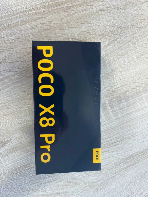 Poco x8 pro 12GB 512GB qora rang ochilmagan 1 Poco x8 pro 12GB 512GB qora rang ochilmagan 1