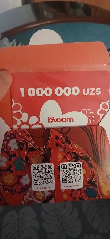 Сертификат для сети магазинов BLOOM. Сертификат для сети магазинов BLOOM.