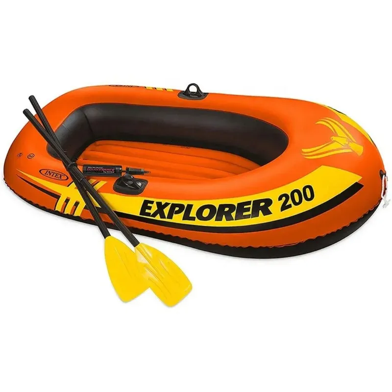 Надувная лодка Intex Explorer 200 (с вёслами и насосом) Идеальный выбо — фото 1