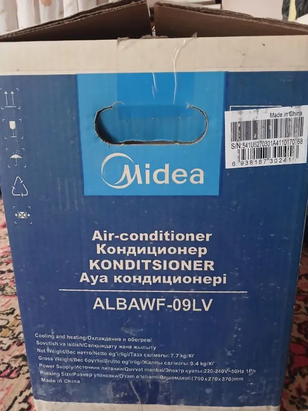 кондиционер midea ALBAWF-09V — фото 3