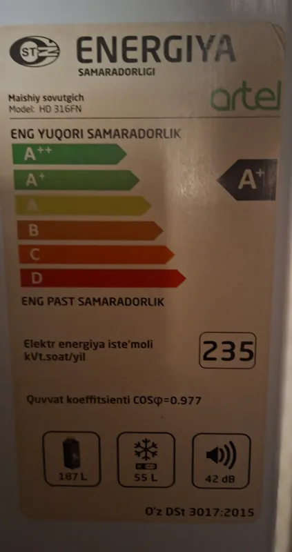 Artel muzlatgichi sotiladi 3 Artel muzlatgichi sotiladi 3