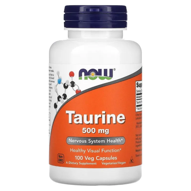Добавка с Таурином NOW Taurine из Америки 1 Добавка с Таурином NOW Taurine из Америки 1