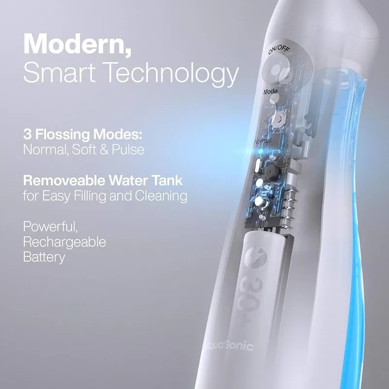 Irrigator AquaSonic Aqua Flosser – Cordless Portable Water Flosser — фото 3