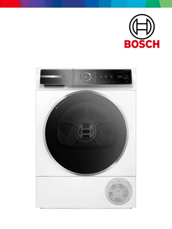 8-seriya, issiqlik nasosli quritgich mashina, 9 kg (Bosch)