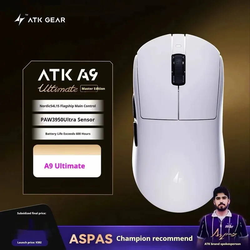New Mouse ATK A9 Ultimate Pink/White/Red 2 New Mouse ATK A9 Ultimate Pink/White/Red 2