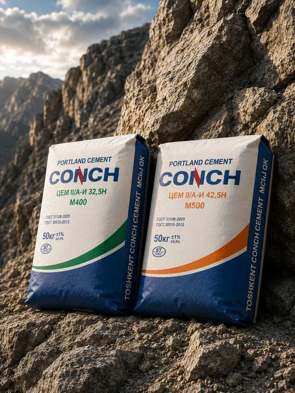 TOSHKENT CONCH цемент М400, М500 TOSHKENT CONCH цемент М400, М500