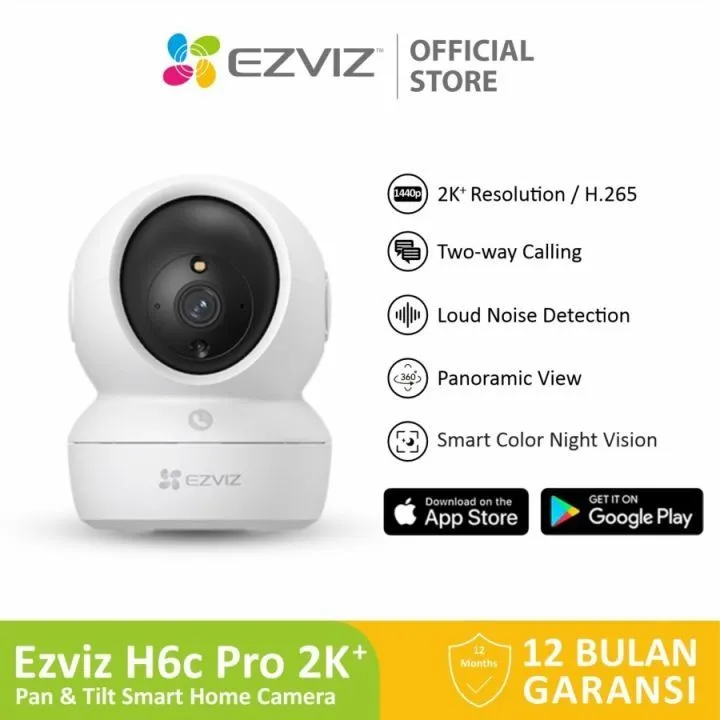 Ezviz H6c Pro FULL HD | Ezviz Kamera | Wi Fi Kamera | Видеонаблюдения — фото 1
