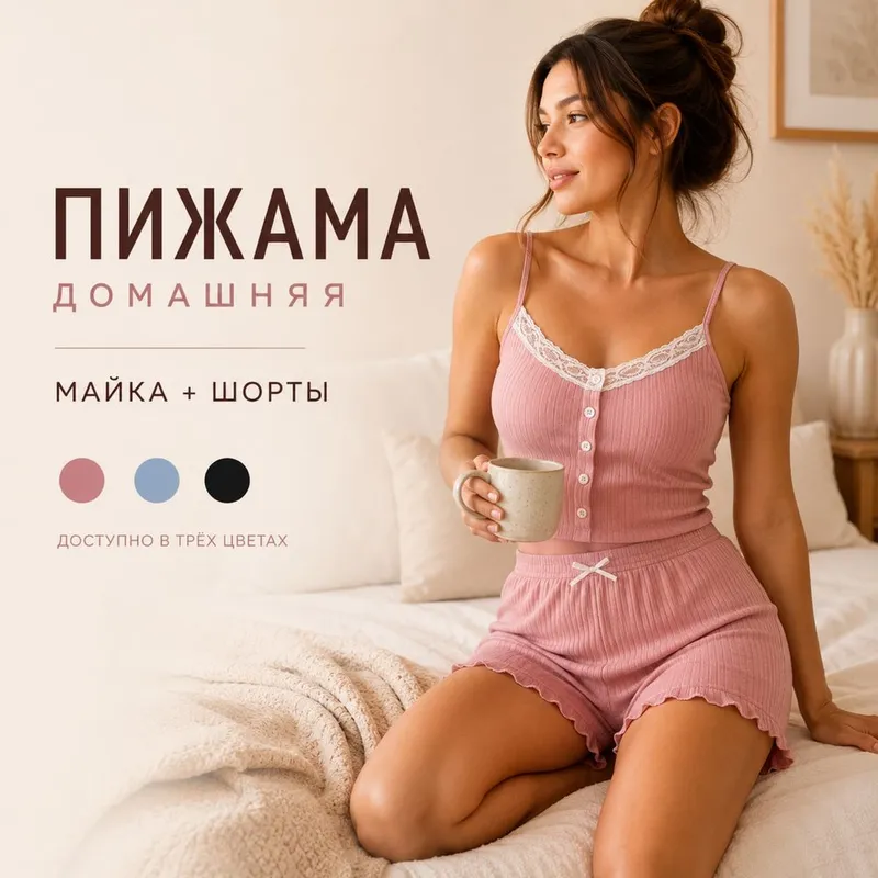 Комплект для дома ,мягкая качественная пижама для сна и отдыха