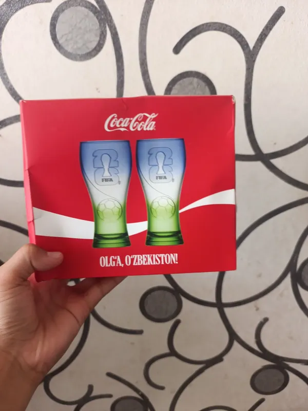 Коллекционные стаканы Coca-Cola FIFA World Cup 2026 (набор 2 шт.)