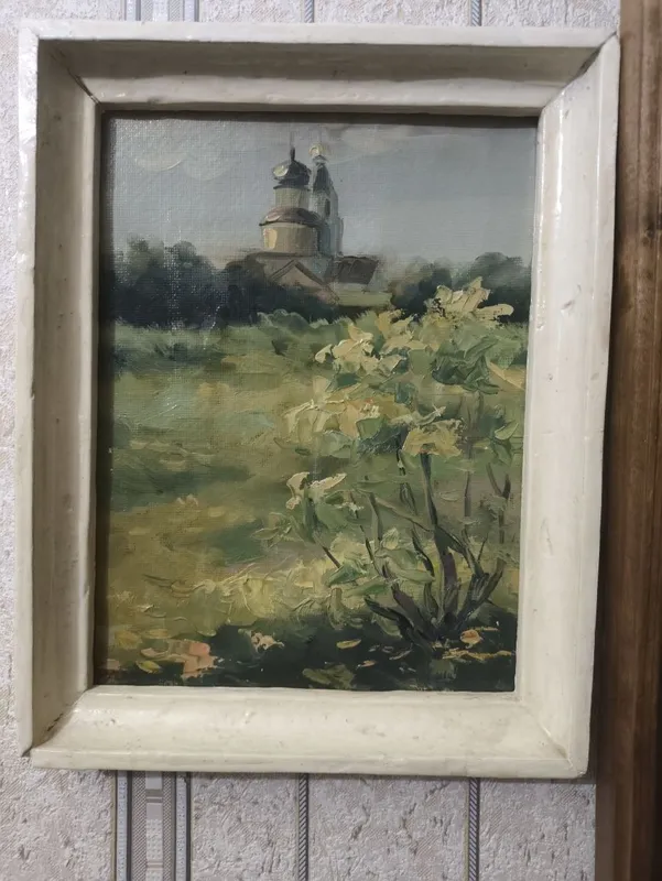 Пейзаж. Нарисовано маслом. М.Сорокин