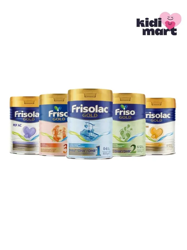 Frisolac / Friso — детские молочные смеси, 400–800 г