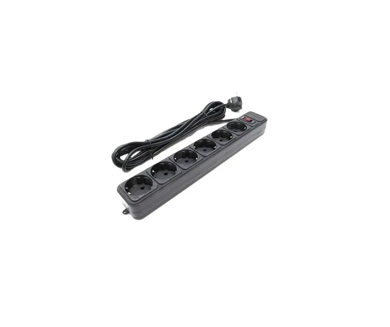 | Сетевой фильтр 3 m 6 розеток, max10A Gembird BOX (черный)