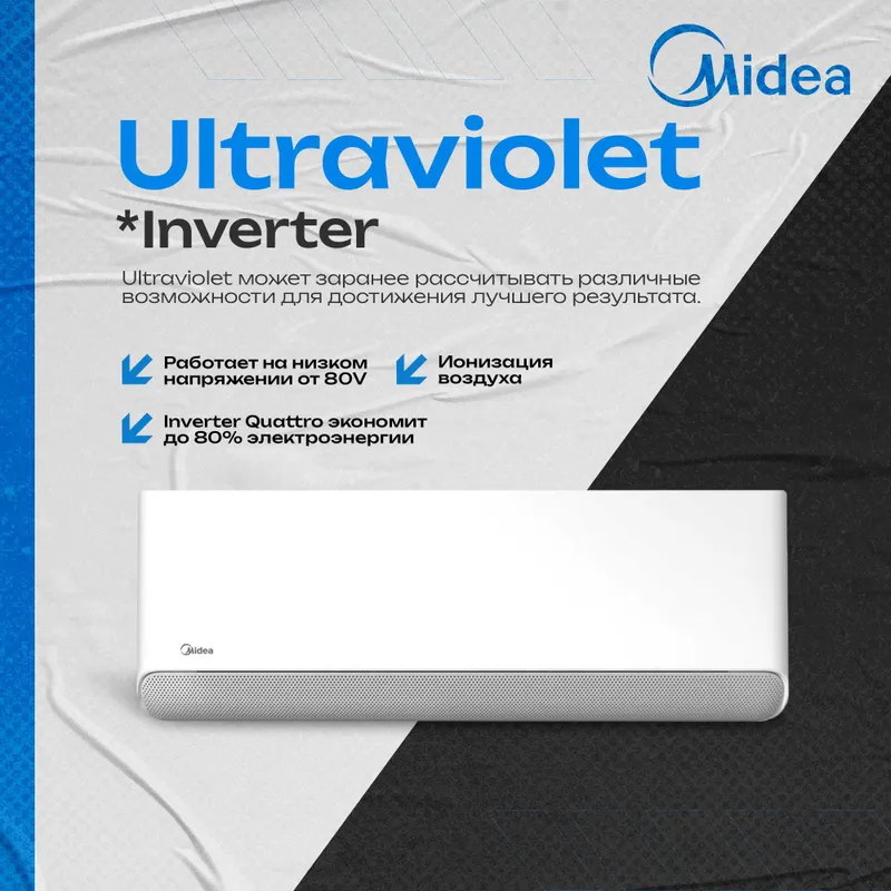 Кондиционер Midea Ultraviolet с UV-лампой — фото 3