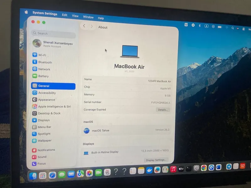macbook air m1 3