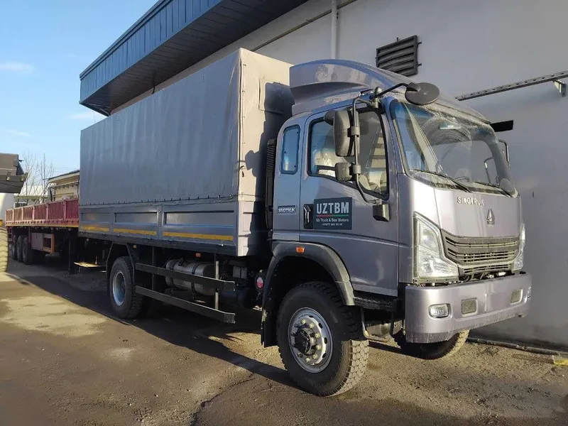 Тентли бортли автомобиль Homan-H3 4x4 - 9 тн.