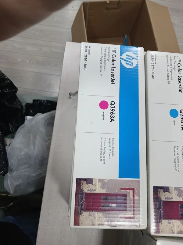 Оригинальный лазерный картридж HP Q3963A (122A) Magenta, новый