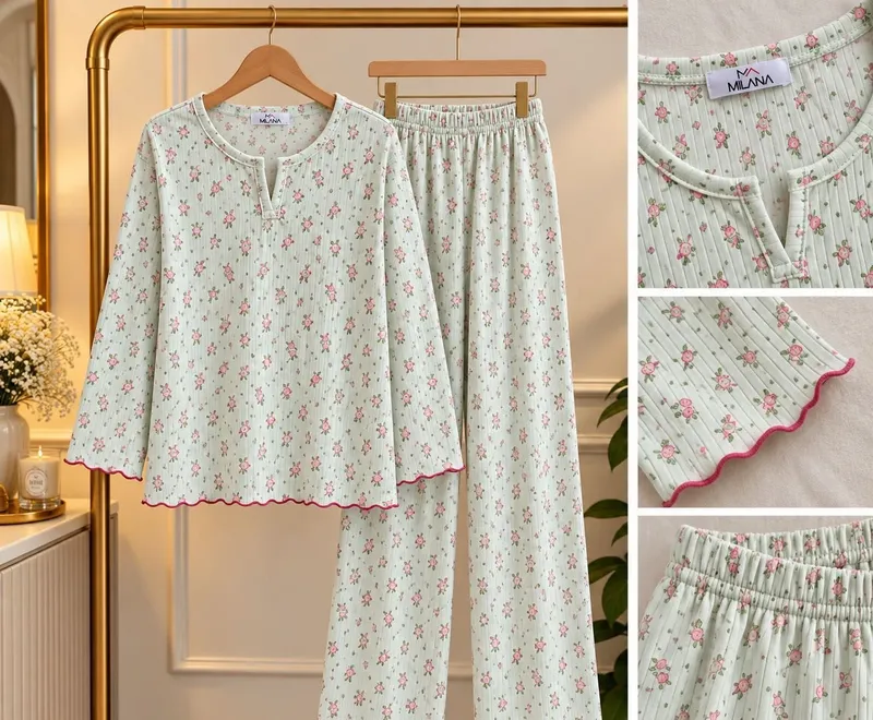 Yangi pijama, 100% paxta, S–2XL 3 Yangi pijama, 100% paxta, S–2XL 3