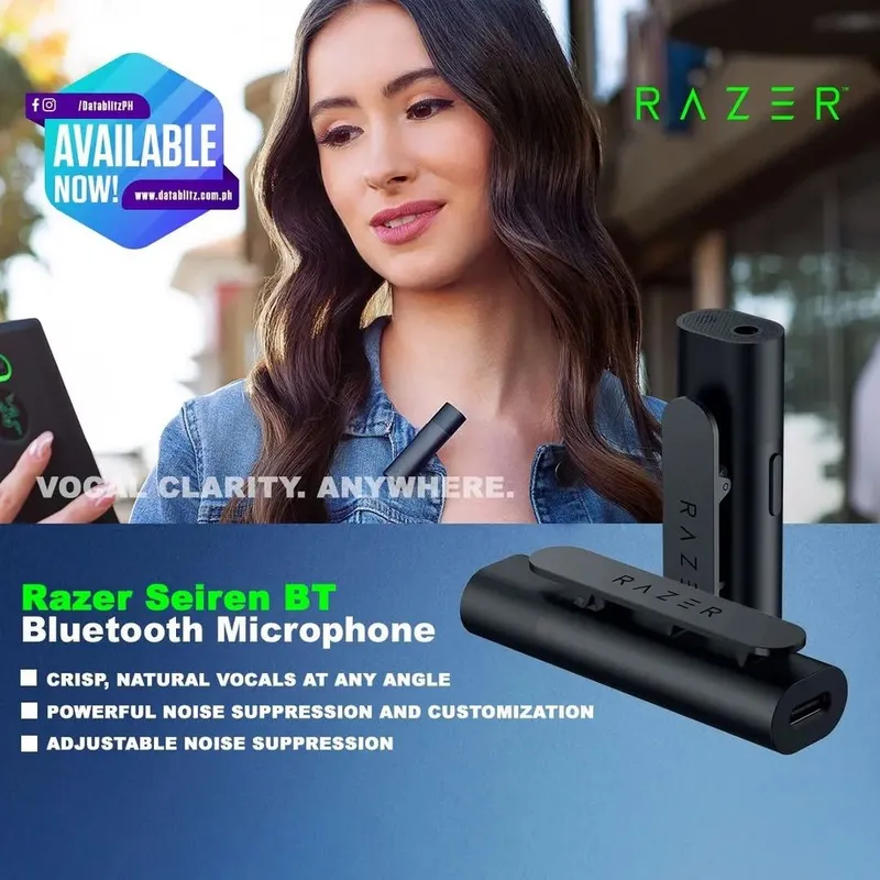 Петличка Razer Seiren BT (Bluetooth Микрофон)