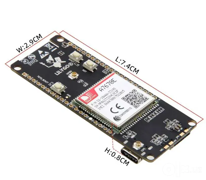 LILYGO T-Call A7670E ESP32 4G LTE Wi-Fi moduli 2