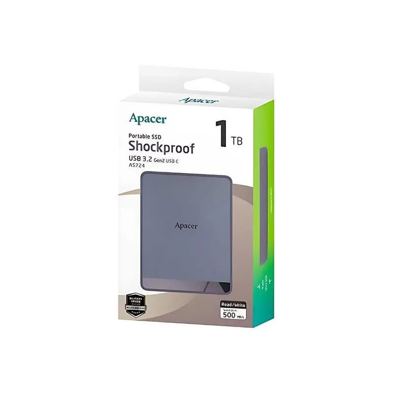 Apacer r SSD / Apacer / Portativ SSD / 1 TB / 2.5" / ~500 MB/s 1 Apacer r SSD / Apacer / Portativ SSD / 1 TB / 2.5" / ~500 MB/s 1