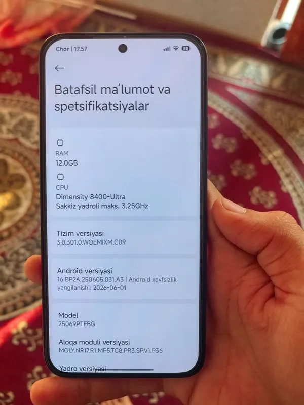Xiaomi 15t 12+12 ga 512 talik 2