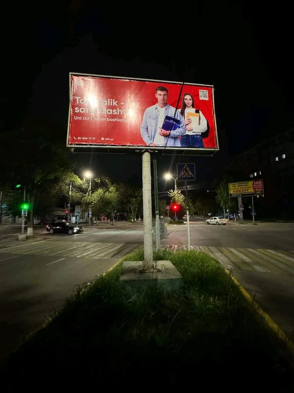 Vodiy bo'ylab Led ekran, bilbo'rdlarda reklama — фото 3