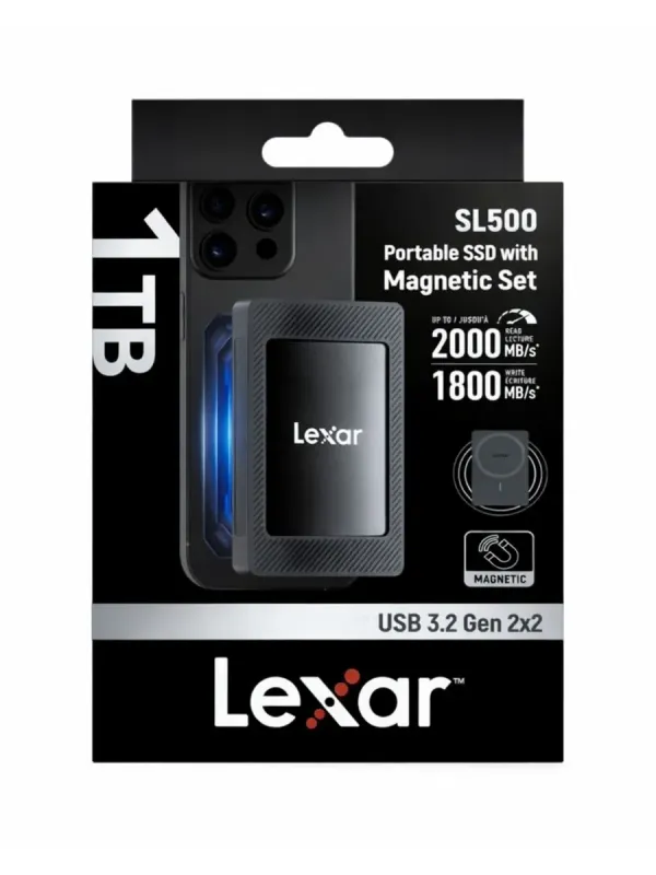 Lexar SL500 1TB tashqi SSD-disklar Lexar SL500 1TB tashqi SSD-disklar