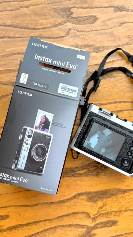 Fujifilm Instax mini Evo / black fotoapparati 6 Fujifilm Instax mini Evo / black fotoapparati 6