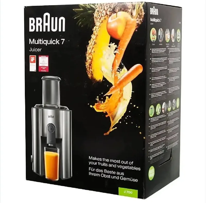 Braun J700 MultiQuick 7 sharbat chiqargichi, Соковыжималка 5 Braun J700 MultiQuick 7 sharbat chiqargichi, Соковыжималка 5
