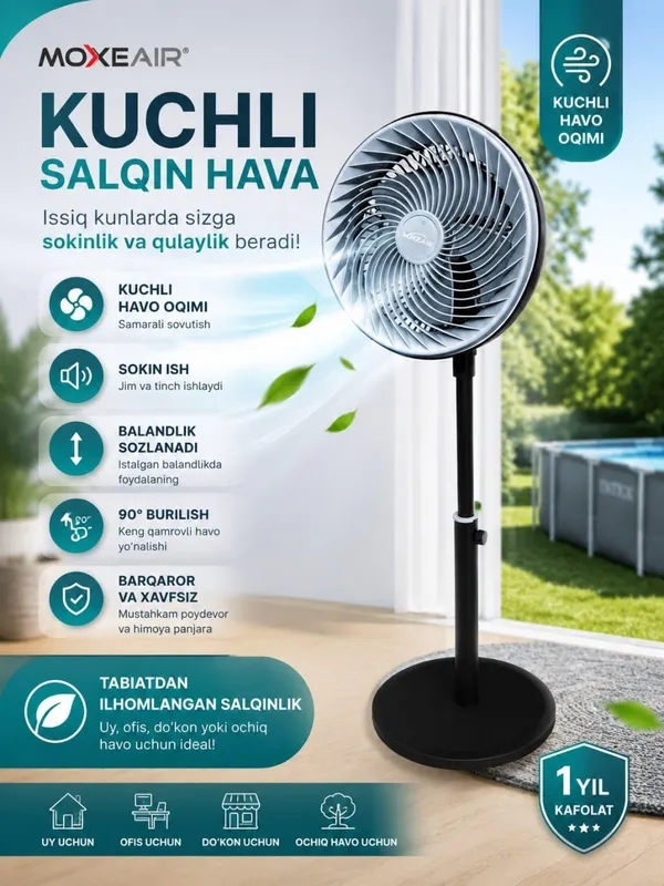 Ventilyator sifatli va xamyonbop 1