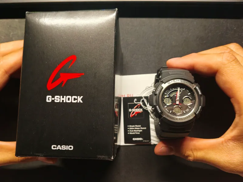 Casio G-shock aw-590 — фото 2