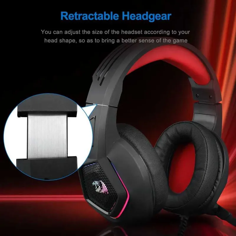 Игровые наушники REDRAGON MEDEA H280 RGB оригинал — фото 3