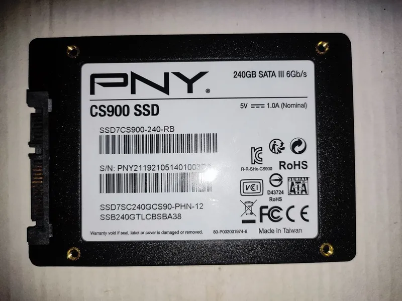 SSD PNY CS900 240GB 99% — фото 1