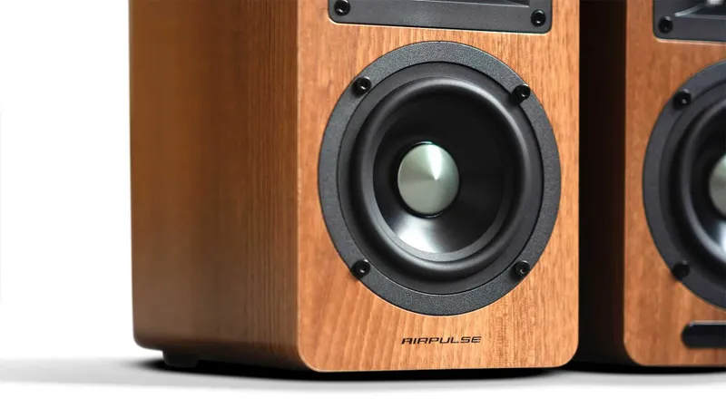 Airpulse A80 Hi-Res акустическая система с рупорный ленточный твитером — фото 6