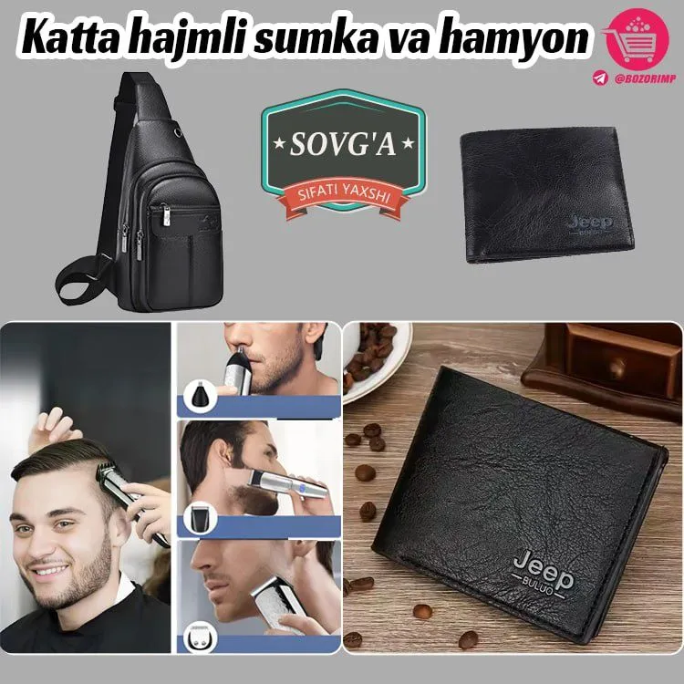 Koʻp funktsiyali erkaklar uchun elektron soqol olgich — фото 2