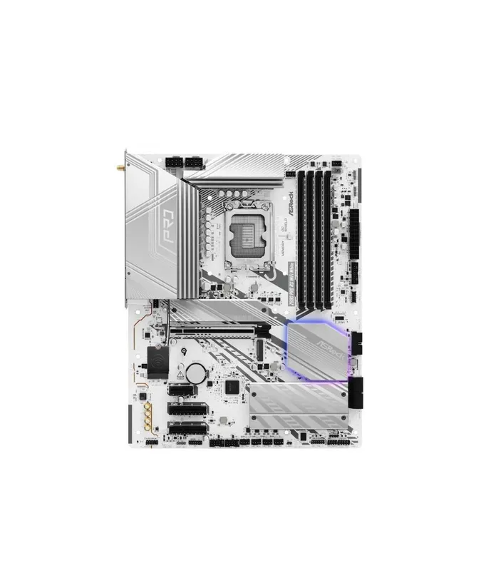 { Материнская плата AsRock Z890 Pro RS WiFi 4xDDR5 LGA1851 White