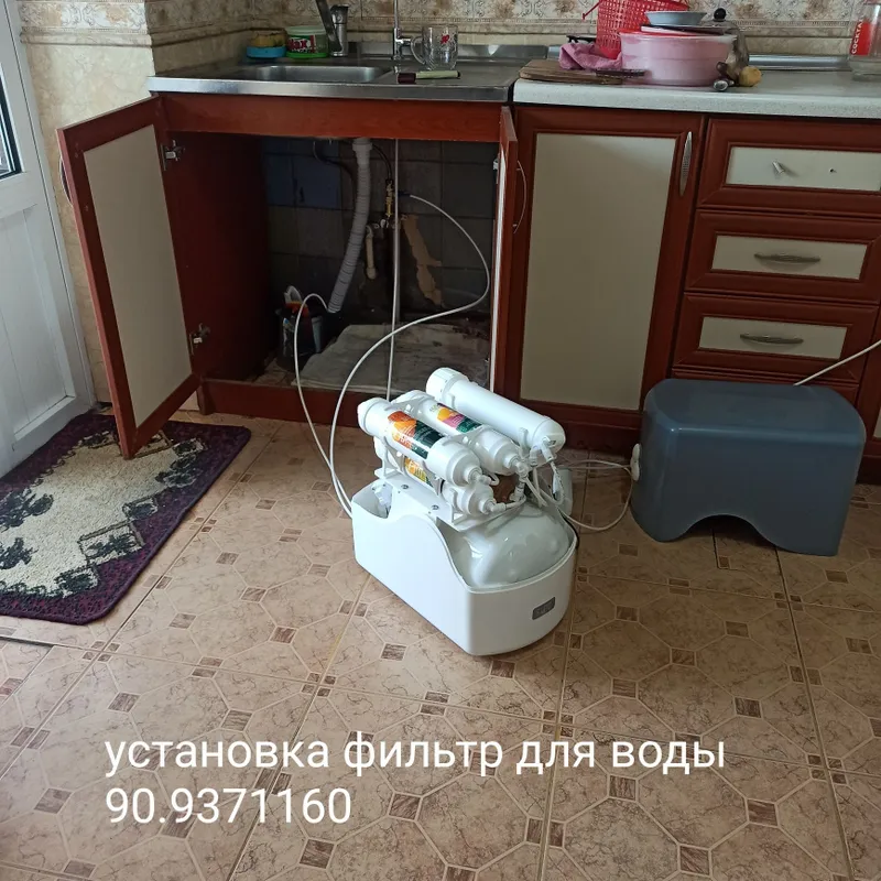Установка фильтр для воды и люстры и межкомнатные двери — фото 1