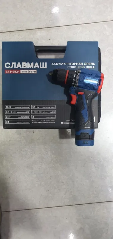 Аккумуляторная дрель СЛАВМАШ
