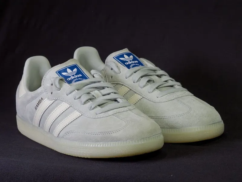 Adidas Samba Grey/White | 100% Original — фото 2