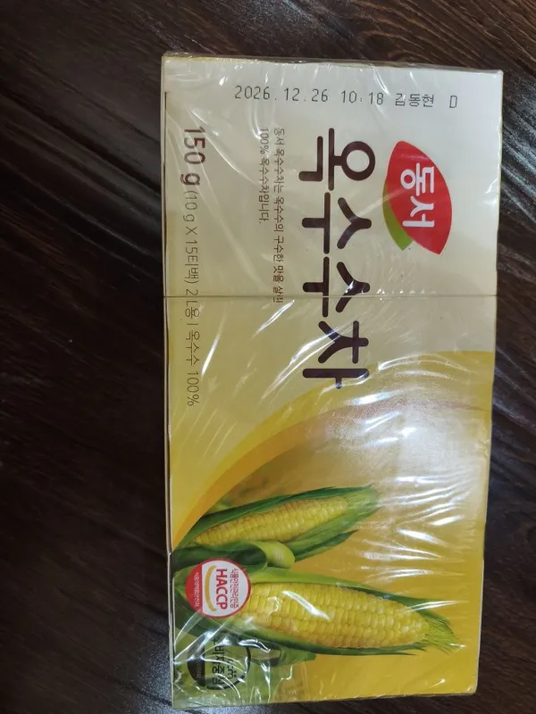 Корейский кукурузный чай Dongsuh (150г) — вкус здоровья в каждой чашке