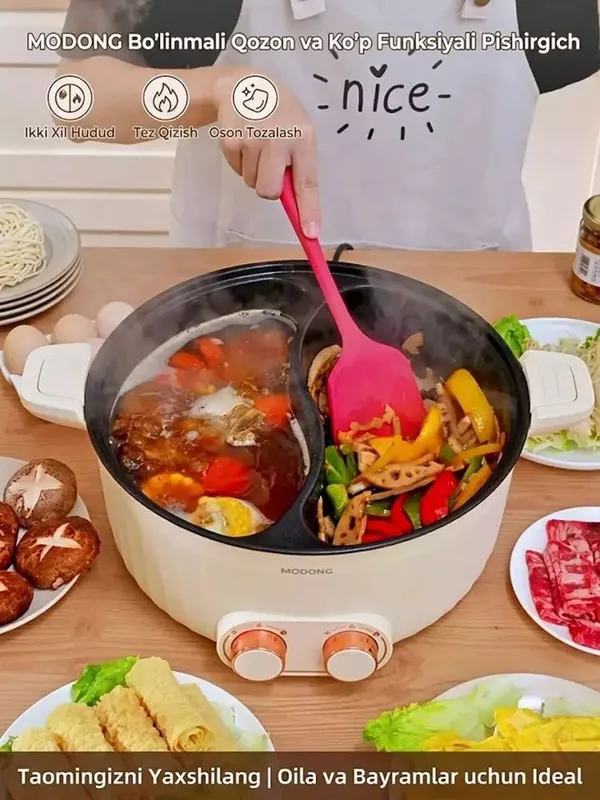 Eliktir tostir qozon Eliktiris Hot Pot mini multivarka 2 Eliktir tostir qozon Eliktiris Hot Pot mini multivarka 2