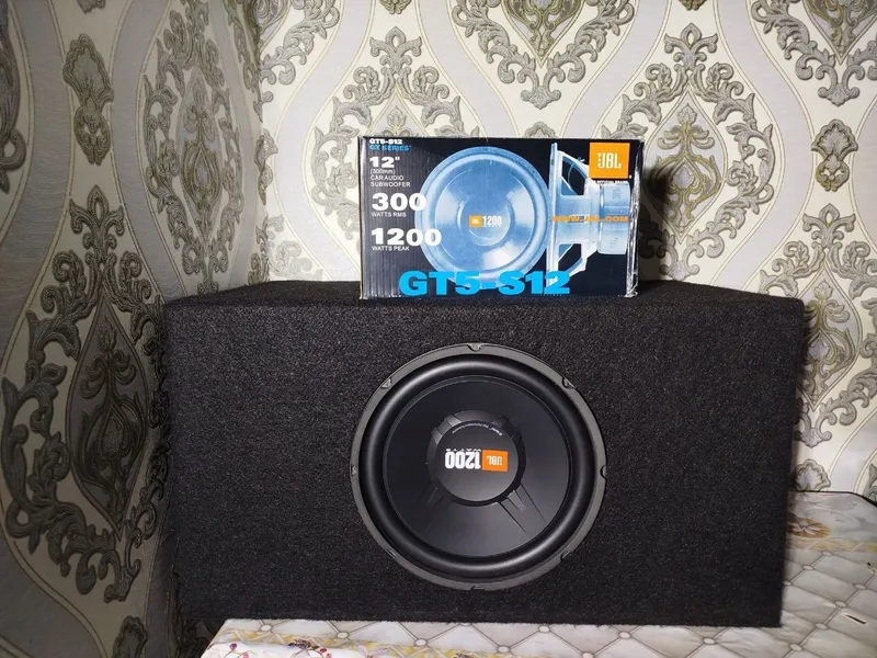 JBL 1200W+Усилитель+ коробом новый
