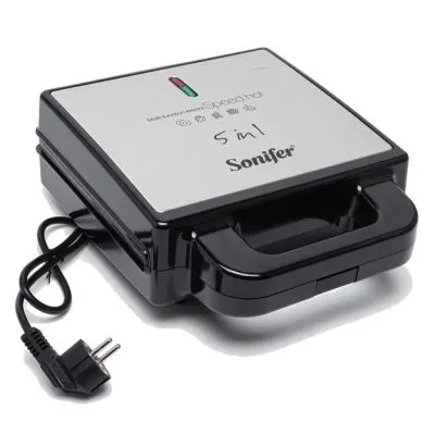 Sendvich ishlab chiqaruvchi 5 ta 1 ta Sonifer SF-6143