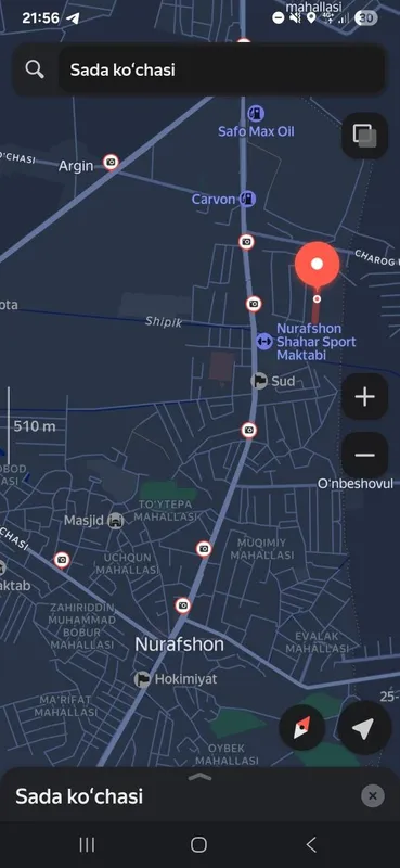 Toshkent viloyati Nurafshon shahari , sada mahallasi